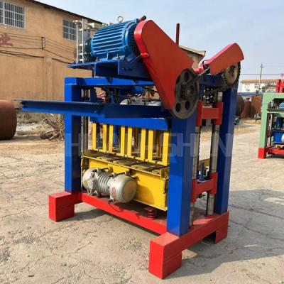 China Hotels Low Investment High Profit 220V/380V Semi-automatic High Profit Concrete Block Making Machine Easy Control for sale