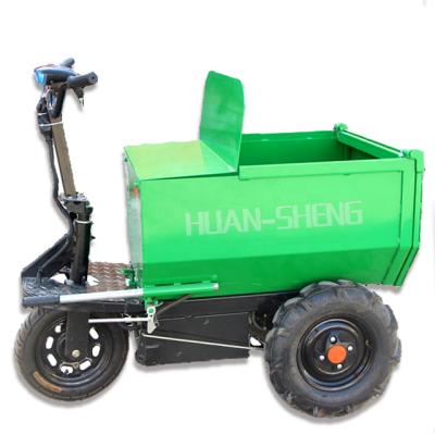 China Construction site factory direct sales of the 800 kilogram high efficiency Mini Dumper Loading Three Wheel Electric Tipper For Mine for sale