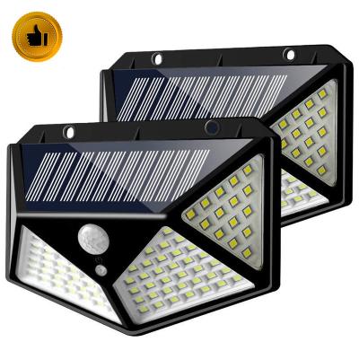 China Outdoor Solar Power Lights IP65 Night Garden Lamp PIR Motion Sensor Garden Patio Waterproof Solar LED Garage Security Wall Light for sale