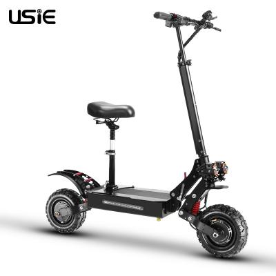 China 11 Inch 5600w Double Folding Spring Hydraulic Suspension Top Mode Off Road 11inch Aluminum Alloy Frame Motorcycle Electric Scooter Shenzhen for sale