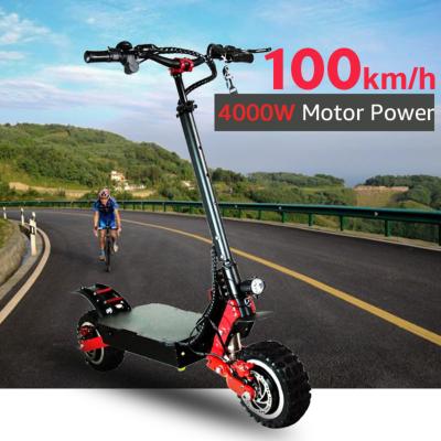 China Electric Adult Off Road Escooter d'electrico de patinete long range scooter 4000W Electric Waterproof Powerful Hydraulic Top Shock Absorption for sale