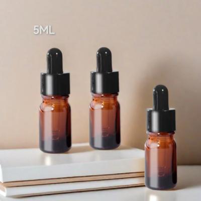 China 5ml Glass Bottle With Dropper , Dropper Bottle 5ml For Essential Oils / CBD oils Package for sale