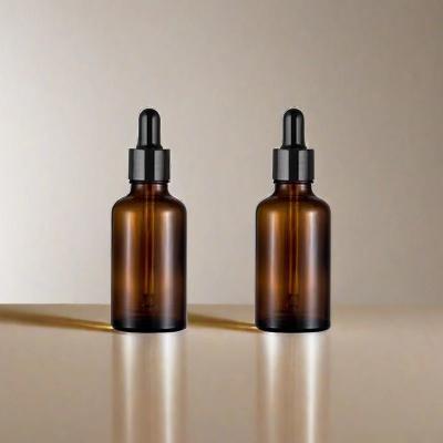 China Round Dropper Bottle 20ml with Glossy Surface for Cbd Oils Package , Bottles With Labeling for sale