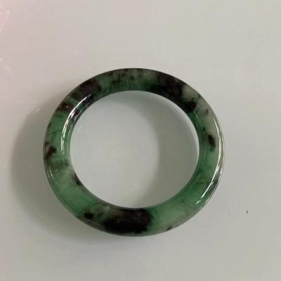 China Real Women Natural Elegant Jade Bracelets Bangle Charm Bangles Natural Myanmar Green for sale