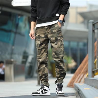 China Spring Style Viable Mens Fashion Military Cargo Pants Multi-pockets Army Cotton Mens Camouflage Printed Pants for sale