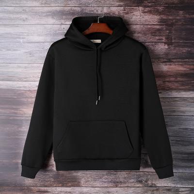 China Wholesale Anti-shrink Men's White Plus Size Hoodies Custom Embroidery Printing Custom 100% Cotton Pullover Hoodies for sale