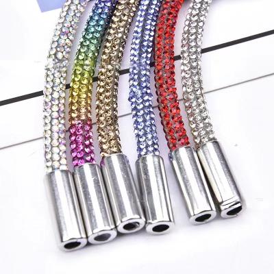 China Hot Wholesale 6mm Non-PVC ZSY Diamond String Rhinestone Band Bling Crystal Rope Handbags Headband Shoes for sale