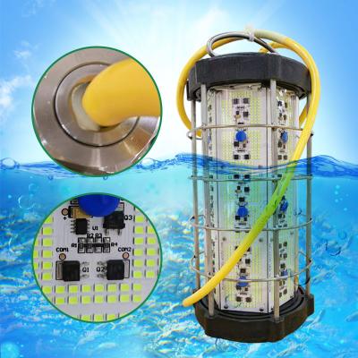 China 316 Stainless Steel wholesale  LED Bait Submersible Dock Fishing Lights Underwater Attractants Green Waterproof  Night 2400W Fishing light for sale