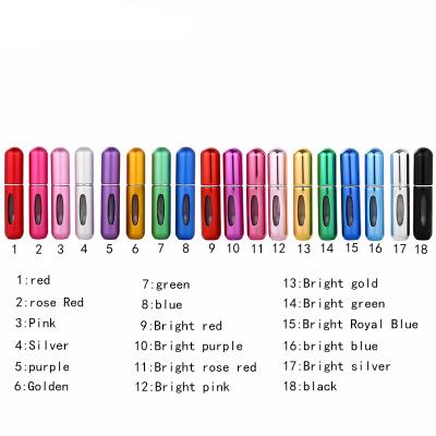 China Nbyaic J003-5ML Empty Bottle Metal Perfume Hot Packed Portable Hot Spray Bottle Mini Mini Can Be Reused for sale