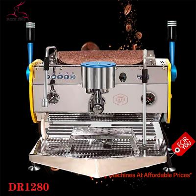 China Factory direct sale espresso coffee machine Italy designed semi automatic paddle pump DR1280 for sale