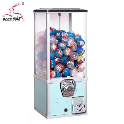 China wholesale capsule toy candy ball chewing gum gumball vending machine with 400pcs holder for sale