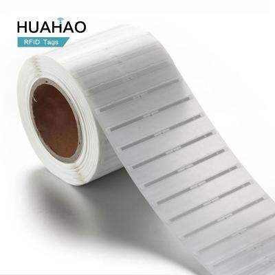 China Waterproof / Waterproof HUAHAO RFID Manufacturer FSC OEM 860-960Mhz 6C RFID UHF Label with LED Red OR Green RFID Light Glossy Library Sticker for sale