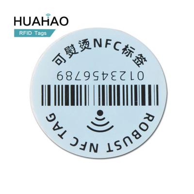 China Raincoat/Waterproof Free Sample! Custom HUAHAO RFID Manufacturer OEM NFC LABEL Stickers Waterproof Passive Washable Apparel Fabric Label NFC Tag for sale