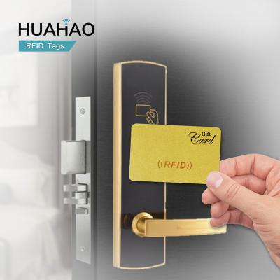 China Raincoat/Waterproof Free Sample! HUAHAO RFID NFC Manufacturer Supplier Custom NFC HF PVC 13.56Mhz Smart White PVC Digital Business Access Control Card for sale