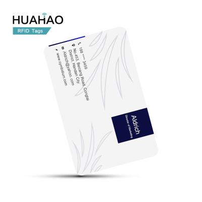 China Raincoat/Waterproof Free Sample! HUAHAO RFID Manufacturer Customized 13.56MHZ Contactless Access Control PVC NFC RFID Access Control Printable Card for sale