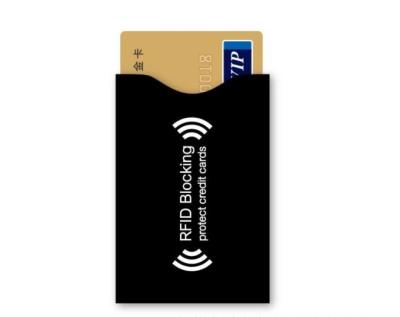 China China Factory Price Credit Card RFID Blocking Card Sleeve for sale