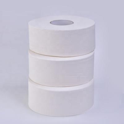 China Bath Room Wood Pulp Jumbo Roll Blank Toilet Paper Free Sample Customized Logo Printed Disposable for sale