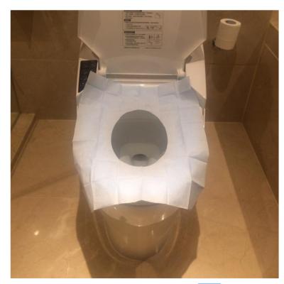 China Factory direct sale low moq disposable paper toilet seat cover travel disposable cheap package for sale