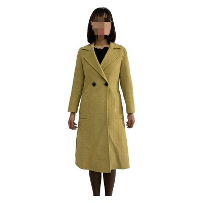 China Viable BSCW0001 2021 Latest Style Winter Warm Women's Long Wool Coat for sale