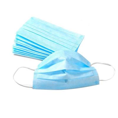 China 3 Ply Adult Disposable Earloop Nonwoven Medical Surgical Face Mask From China for sale