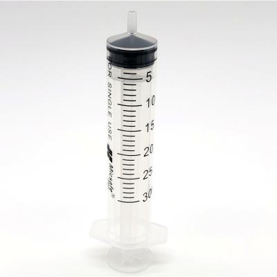 China 30ml Luer Slip Safety Medical Syringe Without Needle for sale