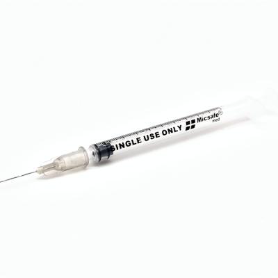 China 1ml Allergy Medical Disposable Syringe With Needle for sale