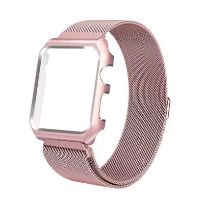 China Shock Resist For Sport Colorful Milanese Loop 38mm 42mm Stainless Steel Watch Band For Apple Watch for sale