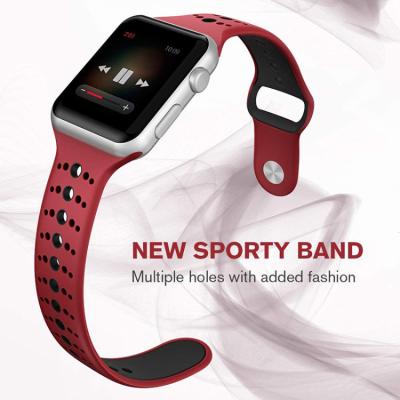 China Shock Resist For Sport New Arrival 2019 Silicone Band For iWatch , For Apple Watch Sport Band for sale