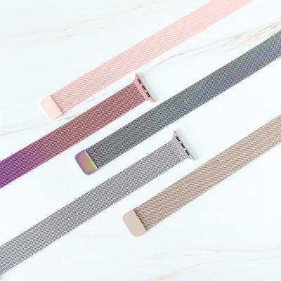 China Business 41mm 45mm Mesh Milanese Loop for Correa Watch, Stainless Steel Metal Strap Apple Band for Apple Watch for sale