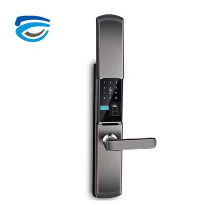 China Zinc Alloy Fingerprint Smart Password Lock Keyless Digital Door Lock for sale