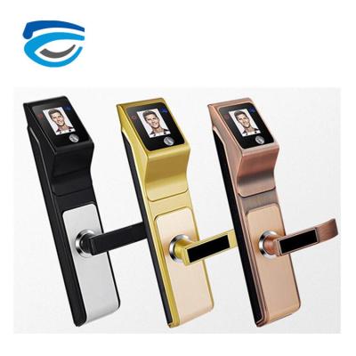 China Zinc alloy hotel smart door lock with key card open hotel lock for sale