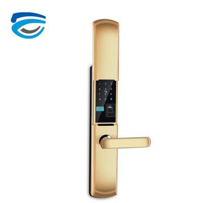 China Fingerprint Wooden Electronic Password Doors Smart Door Lock for Smart Home for sale