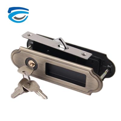 China Anti-theft Keyless sliding wooden door lock for garage door bolt lock for sale