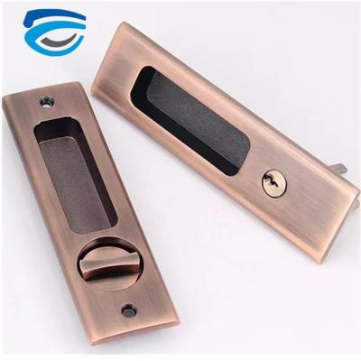 China Anti Theft Self Locking Wooden Sliding Door Lock For Patio Door for sale