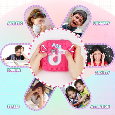 China 2022 Fashion Shape Cute Coin Purse Girls Kids Pinch And Mini Handbags Silicon Bubble Pop Itting Tik Tok Bag Fidget Purses for sale