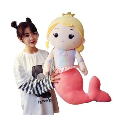 China Home Decoration AIFEI PLAY Beautiful Cute Mermaid Princess Plush Toy Fashion Style Gift Stuffed Mermaid Ragdoll Girls Gift Pillow for sale