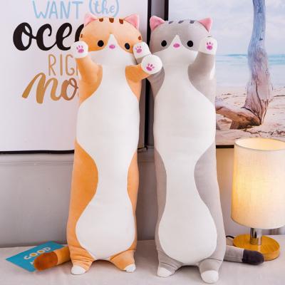 China AIFEI TOY Big Sizes Plush Toys Cat Plushie Sofa Cushion Cute Home Decoration Longhouse Soft Body Shape Hugging Plush Pillows for sale