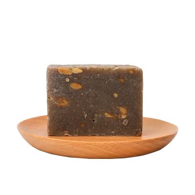 China 100g Natural Organic ANTISEPTIC Exfoliating Whitening Handmade African Black Face Soap Deep Cleansing for sale