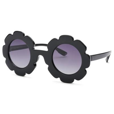 China Round Round Flower Sunglasses Girls Flower Cute Shaped Sun Glasses Beach Outdoor Eyewear For Kids Children Eyewear for sale