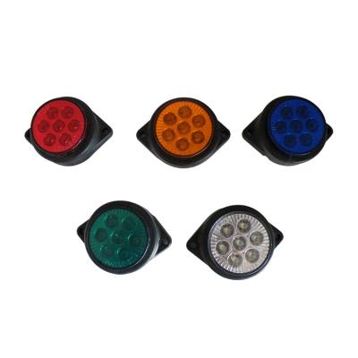 China Hot sale factory direct round truck side light tail light price 8CM for sale