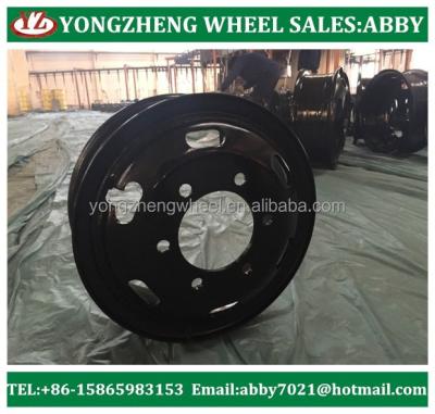 China Pipe Shaped Steel Wheel 6.0G-16 Steel Rim for sale