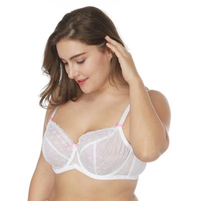 China Antibacterial Stick On Underwire Bra Comfortable Plus Size Bras For The Busty Woman for sale