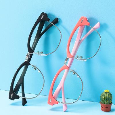 China Retro New Comfortable Anti Blue Light Kids Tr90 Glasses Protect Eyes Computer Eyewear For Child for sale