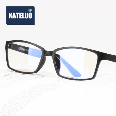 China Unisex Blue Light Glasses Anti Fatigue Laser Eye Pretection KATELUO 2021 Computer Glasses Optical Frame 13032 for sale