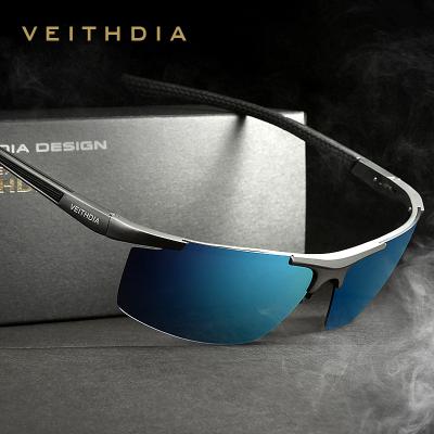 China Luxury 6588 luxury polarized men's sport sunglasses custom logo famous brands designer sunglasses VEITHDIA sports sunglasses for sale