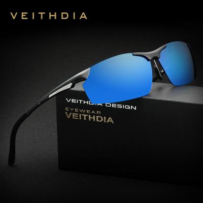 China Dropshipping quality luxury baseball sports sunglasses VEITHDIA men's frameless polorised sports sunglasses size 6511 for sale