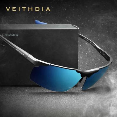 China Fashion Sunglasses Magnesium Aluminum Mens Rimless Sunglasses Polarized Sun Glass Eyewear for sale