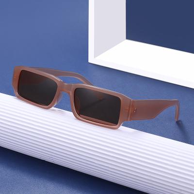 China Wholesale Anti New Fashion UV400 Vintage Design Custom Sunglasses Men's Logo Women Trendy Oversized Square River for sale