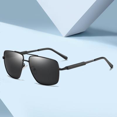 China New Metal Anti UV400 Classic Round Frame Luxury Retro Polarized Sun Glasses Pilot Sunglasses For Men for sale