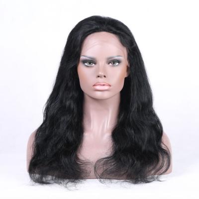 China Cheap Body Wave Indian Virgin Hair 13*4 Lace Front Wig,Natural Color Body Wave Remy Hair Wig For Black Women for sale